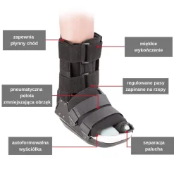 But po operacji halluksa - ortopedyczny butz wkładką z pamięcią ucisku Bunion Boot Breg