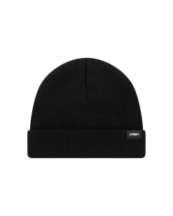 Ciepła czapka beanie z wełną merino Core Run CEP czarna