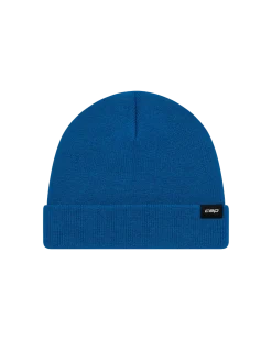 Ciepła czapka beanie z wełną merino Core Run CEP niebieska