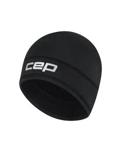Ciepła zimowa czapka termiczna beanie unisex Core Run CEP czarna