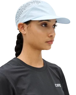 Czapka do biegania z daszkiem Pro Run Ultralight unisex ice blue