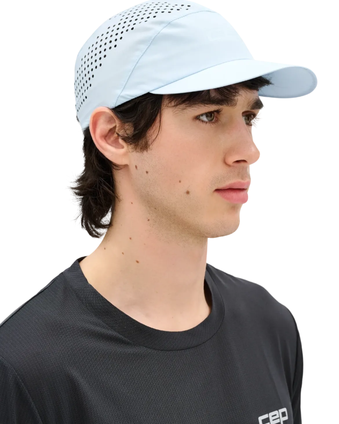 Czapka do biegania z daszkiem Pro Run Ultralight unisex ice blue