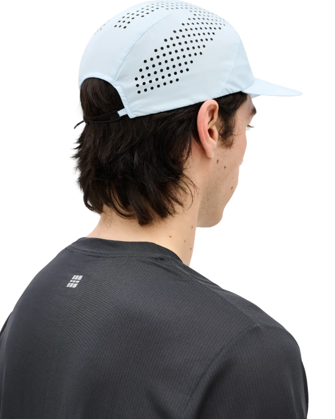 Czapka do biegania z daszkiem Pro Run Ultralight unisex ice blue