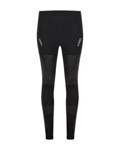 Damskie getry sportowe kompresyjne do biegania 3D PRO Run CEP czarne