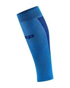 Damskie opaski kompresyjne na łydki sportowe CEP Core Run Ultralight niebieskie