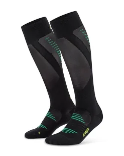 Damskie podkolanówki kompresyjne do biegania PRO Run Ultralight CEP czarny