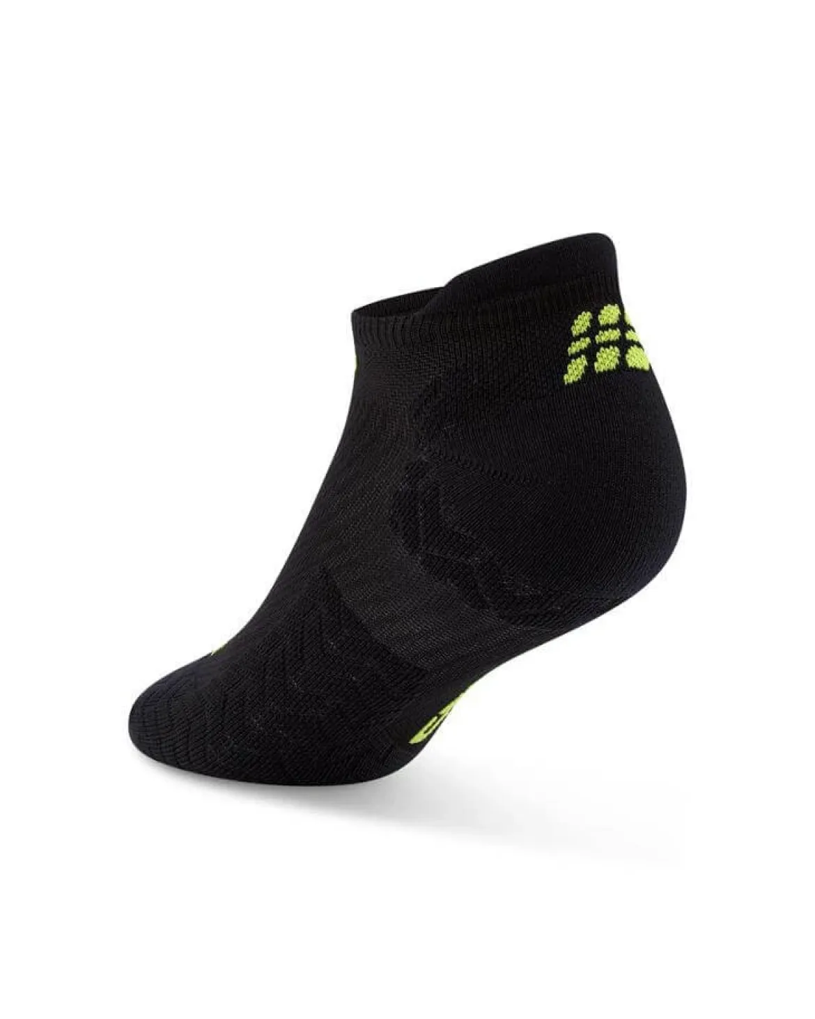 Damskie skarpety kompresyjne sportowe stopki no show CEP Core Run Ultralight czarne