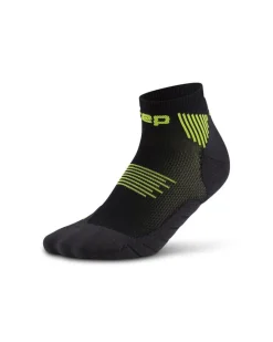 Damskie skarpety kompresyjne sportowe za kostkę low cut Core Run czarno - zielone