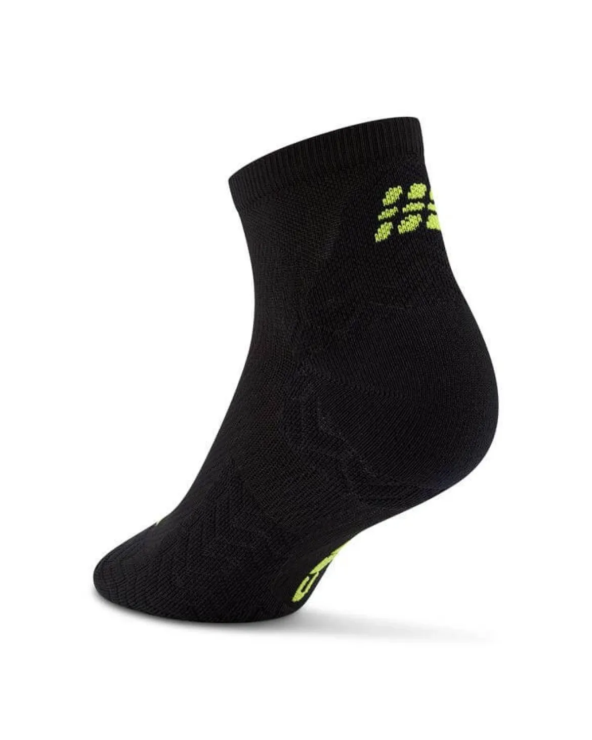 Damskie skarpety kompresyjne sportowe za kostkę low cut CEP Core Run Ultralight czarne