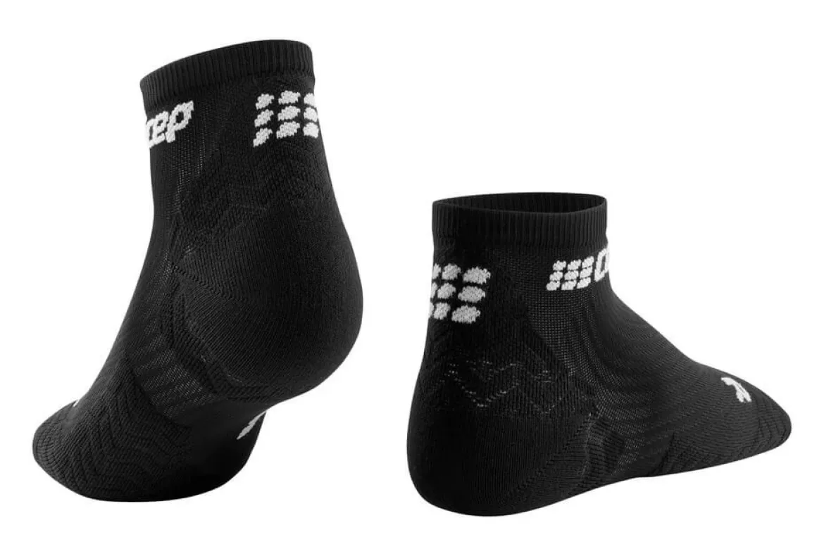 Damskie skarpety kompresyjne sportowe CEP Ultralight low-cut czarne - nowa kolekcja