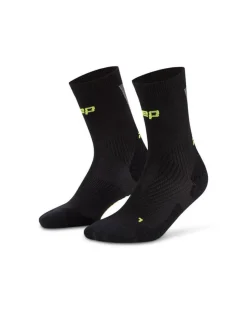 Damskie skarpety kompresyjne sportowe do połowy łydki CEP Core Run Ultralight czarne