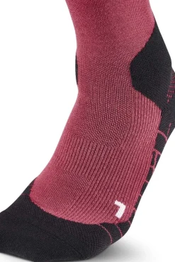 Damskie skarpety kompresyjne trekkingowe Hiking Light Merino CEP wysokie różowe