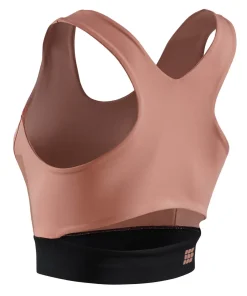 Damski sportowy Crop Top treningowy CEP różowy