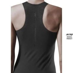 Damski Tank Top sportowy do biegania CEP Ultralight czarny