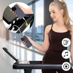 DrFit Bieżnia domowa elektryczna FX5z funkcją łatwego składania
