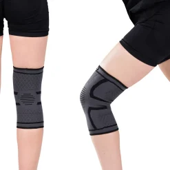DrFit Elastyczna opaska na kolano szara XL