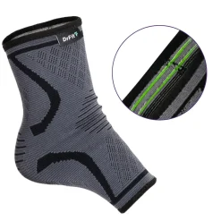 DrFit Elastyczny stabilizator kostki szary M