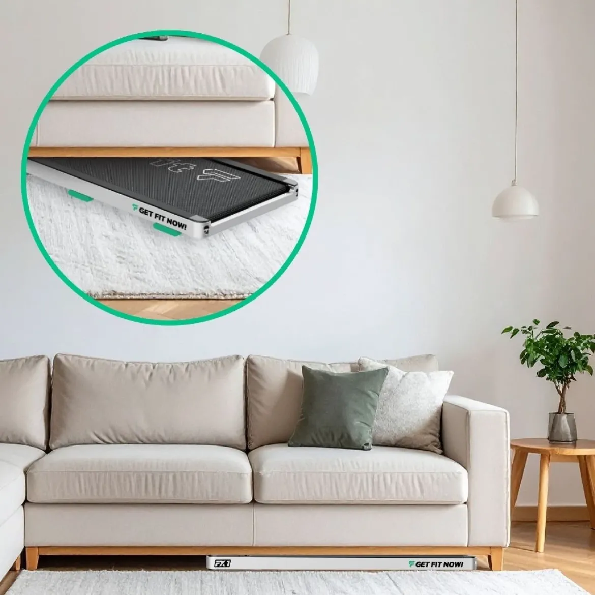 DrFit Elektryczna bieżnia domowa do chodzenia – Walking Pad