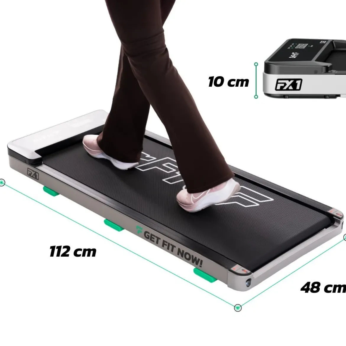 DrFit Elektryczna bieżnia domowa do chodzenia – Walking Pad