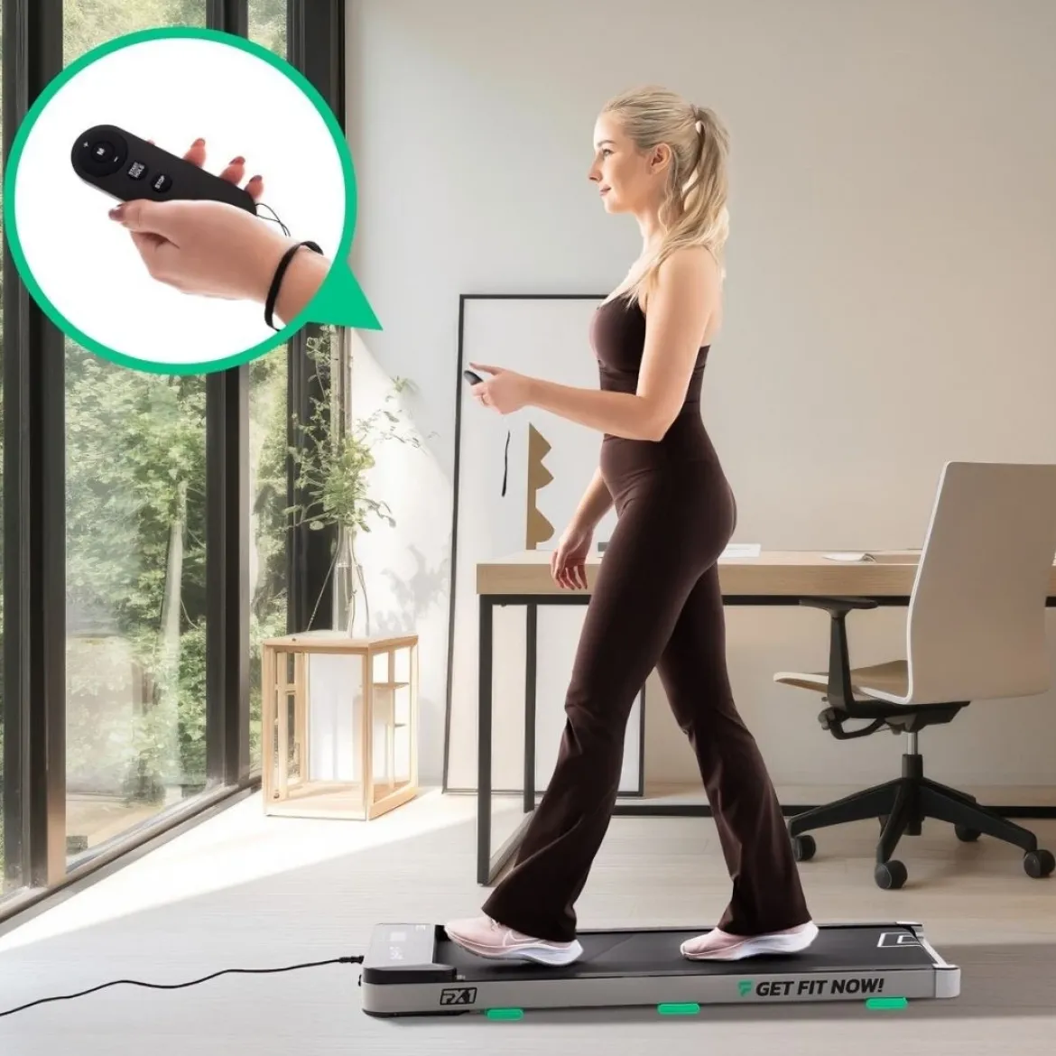 DrFit Elektryczna bieżnia domowa do chodzenia – Walking Pad