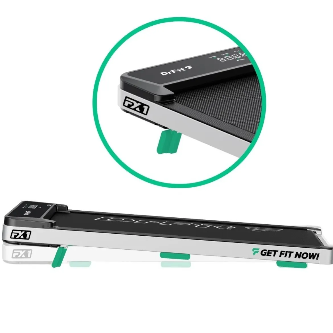 DrFit Elektryczna bieżnia domowa do chodzenia – Walking Pad