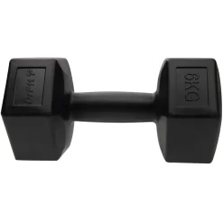 DrFit Hantle sześciokątne heksagony 6 kg czarne (2 sztuki)