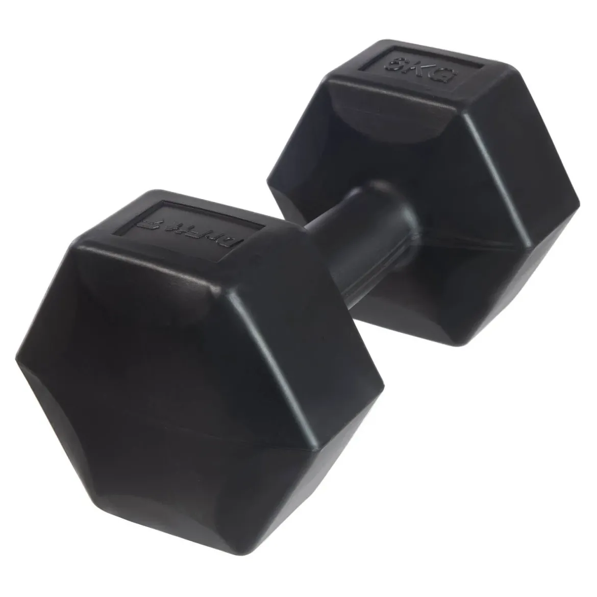 DrFit Hantle sześciokątne heksagony 6 kg czarne (2 sztuki)