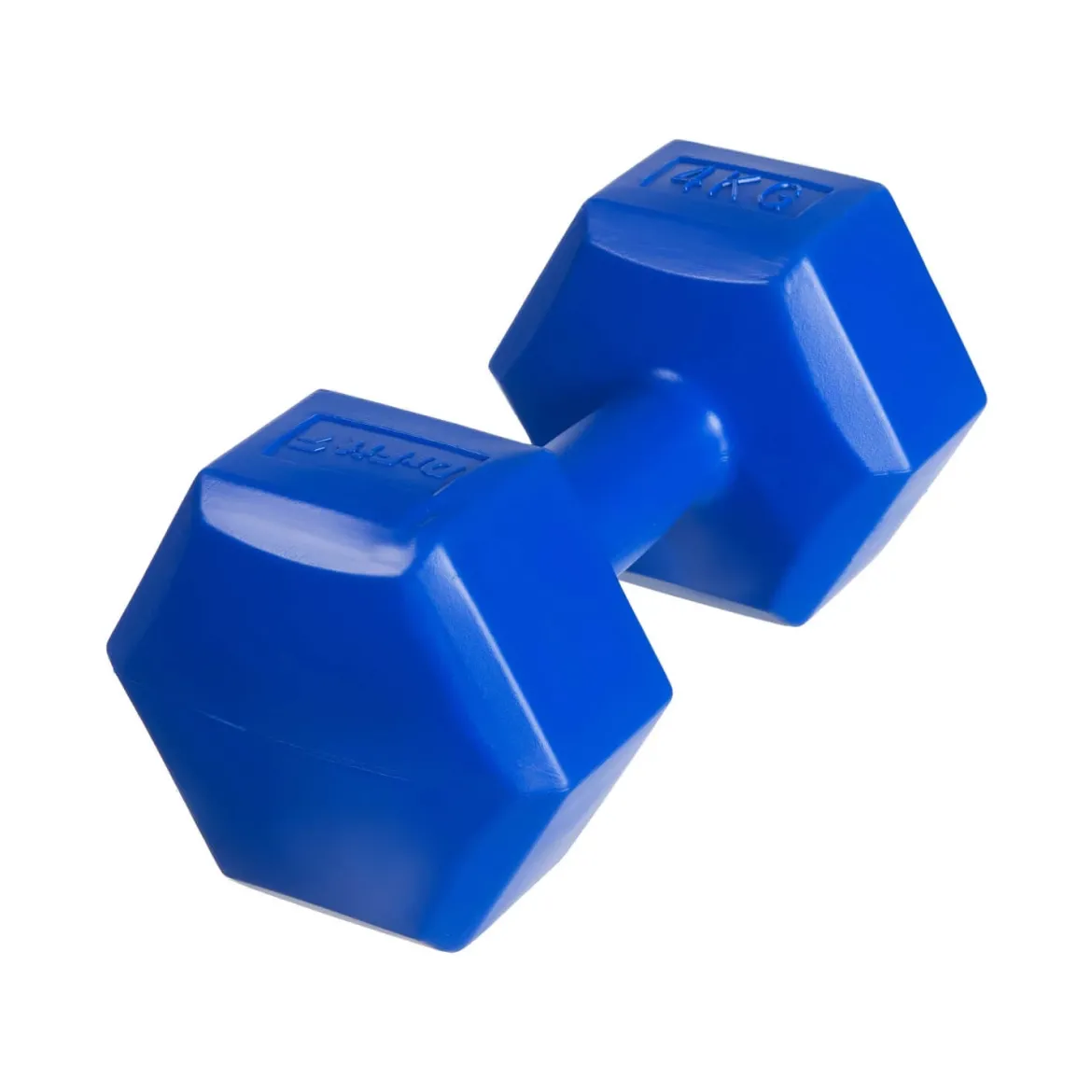 DrFit Hantle sześciokątne heksagony 4 kg niebieskie (2 sztuki)