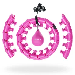DrFit Hula Hop z obciążeniem masujące fioletowe