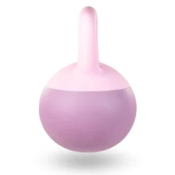 DrFit Kettlebell odważnik kulowy z piaskiem do ćwiczeń siłowych fioletowy 10kg