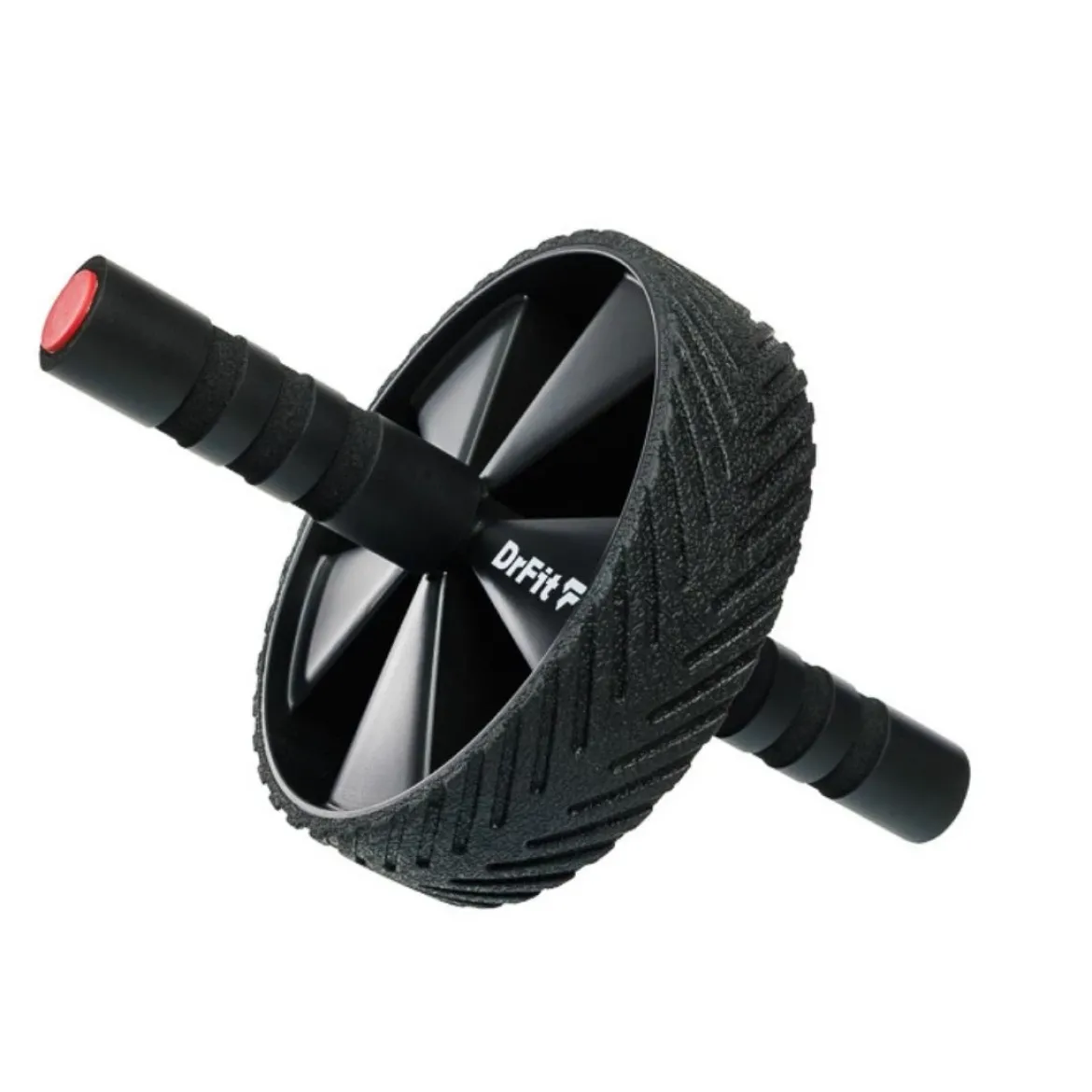 DrFit Kółko do ćwiczeń mięśni brzucha AB WHEEL 18 x ø 30 cm