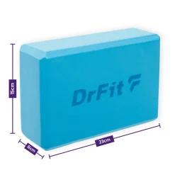 DrFit Kostka do jogi i pilatesu niebieska