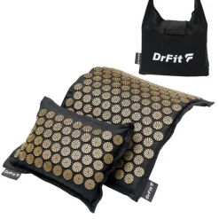 DrFit Mata do akupresury ECO HEMP + poduszka złote igły