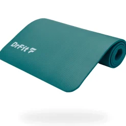 DrFit NBR grubsza mata do ćwiczeń fitnessu i rehabilitacji ciemnozielona