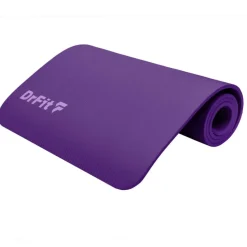 DrFit NBR grubsza mata do ćwiczeń fitnessu i rehabilitacji fioletowa