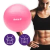 DrFit piłka do ćwiczeń fitness i rehabilitacji z pompką ø 45 różowa