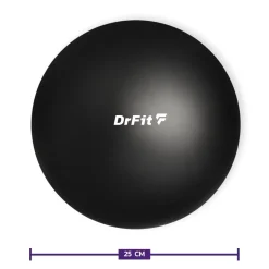 DrFit piłka do ćwiczeń i rehabilitacji ø 25 czarna