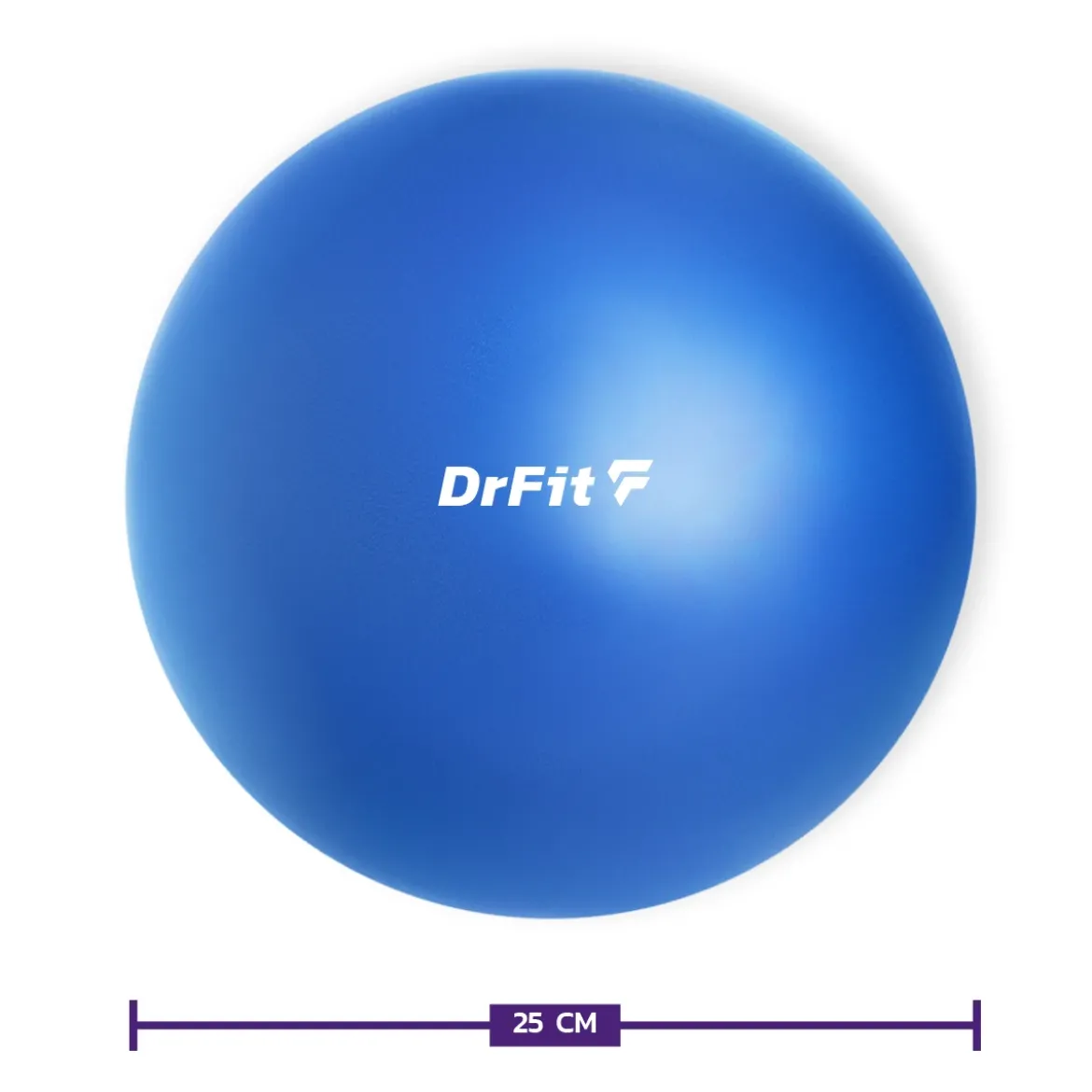 DrFit piłka do ćwiczeń i rehabilitacji ø 25 niebieska