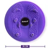 DrFit Platforma obrotowa z wypustkami do ćwiczeńø 25 cm fioletowy