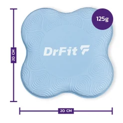 DrFit Podkładki amortyzujące do ćwiczeń, fitnessu i jogi niebieskie