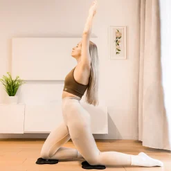 DrFit Podkładki amortyzujące do ćwiczeń, fitnessu i jogi czarne