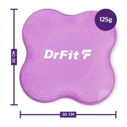 DrFit Podkładki amortyzujące do ćwiczeń, fitnessu i jogi fioletowe