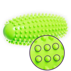 DrFit Roller masujący z wypustkami sensorycznymi 16 cm zielony