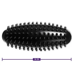 DrFit Roller masujący z wypustkami sensorycznymi 16 cm czarny
