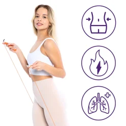 DrFit Skakanka3 m pomarańczowy