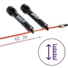 DrFit Skakanka z łożyskami Speed Rope czarna + czerwona linka 3 m