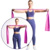 DrFit taśma lateksowa do treningu i rehabilitacji różowa 5,4 kg