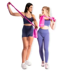 DrFit taśma lateksowa do treningu i rehabilitacji różowa 5,4 kg