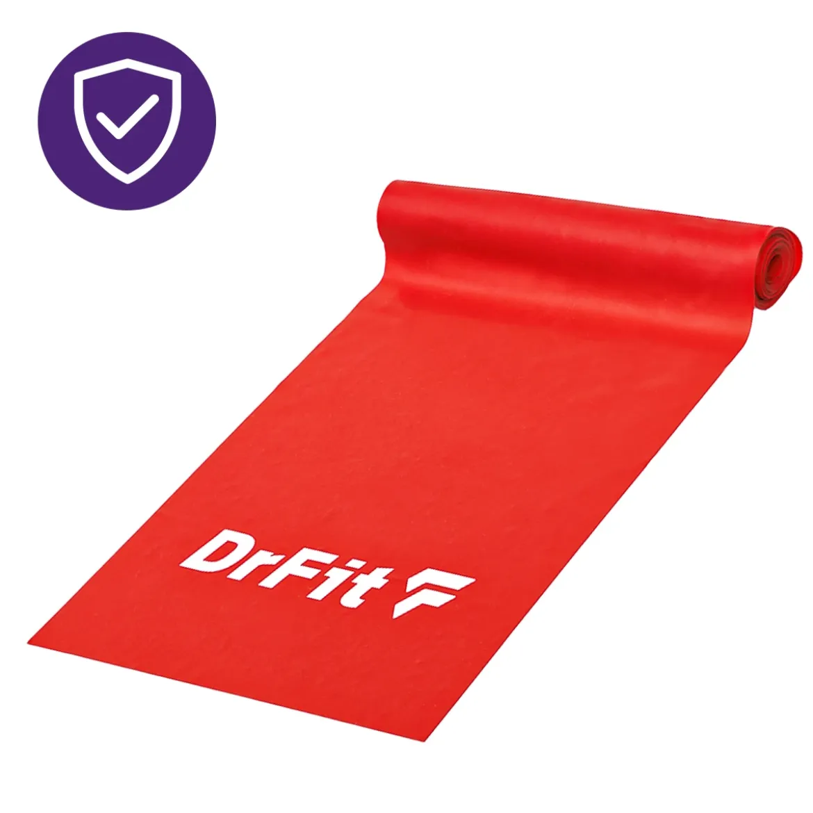 DrFit Taśma rehabilitacyjna lateksowa czerwona 2,2 kg