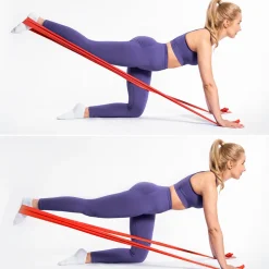 DrFit Taśma rehabilitacyjna lateksowa czerwona 2,2 kg